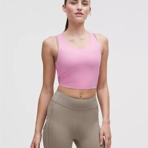 Lululemon Athletica Pink Frosting Fast and Free Tank *Light Size Small